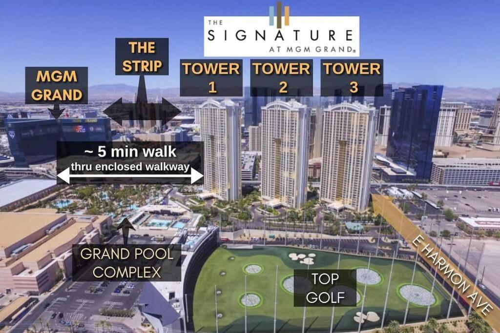 32Nd Flr Penthouse @Mgm Signature 1Bed, No Fee Las Vegas Exterior photo
